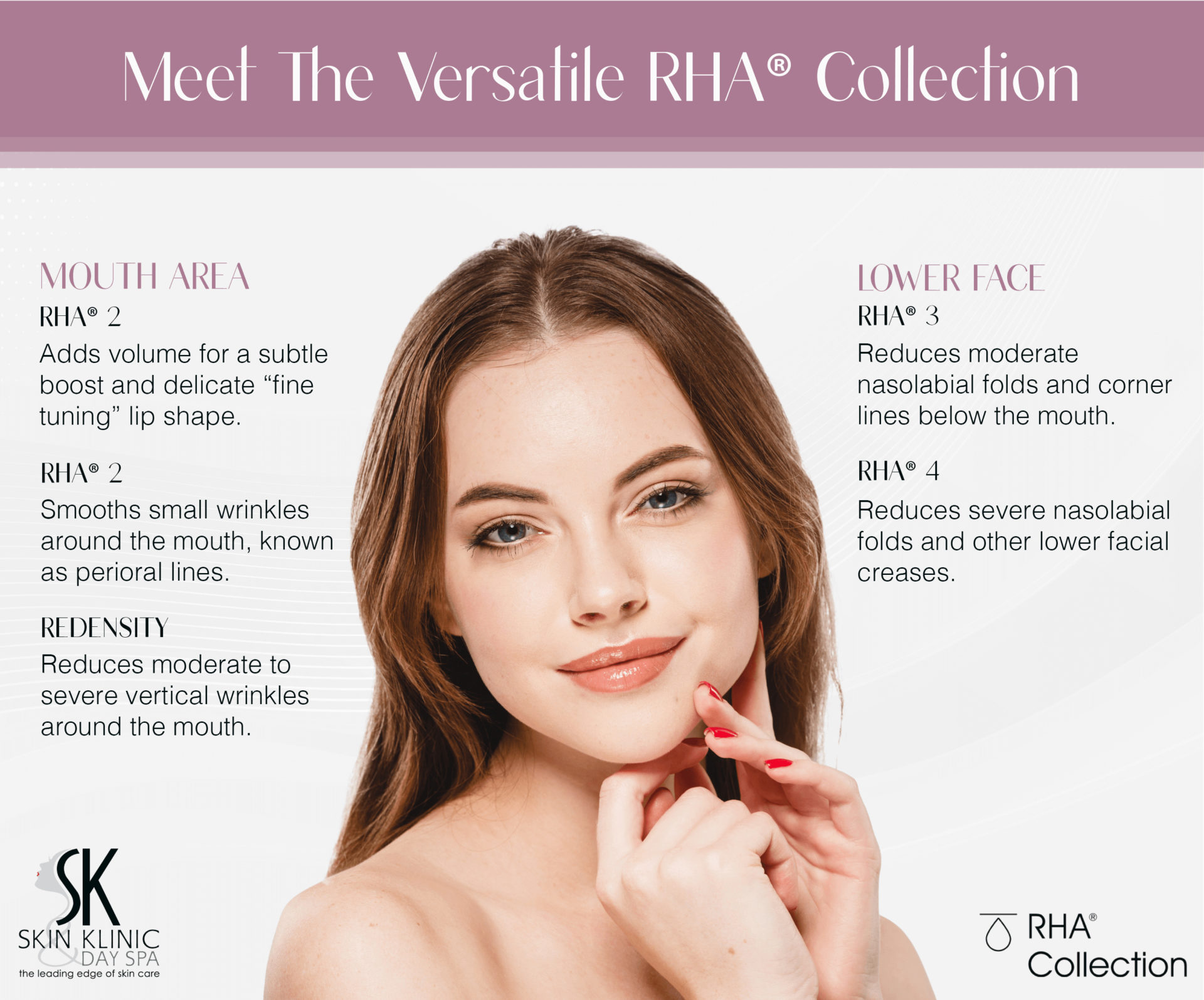 Discover the RHA® Collection at Rockland, Maine’s Skin Klinic & Day Spa.